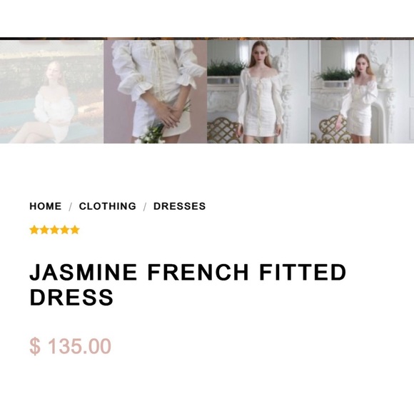 Mini White Off-Shoulder Dress | Size M - Picture 5 of 6